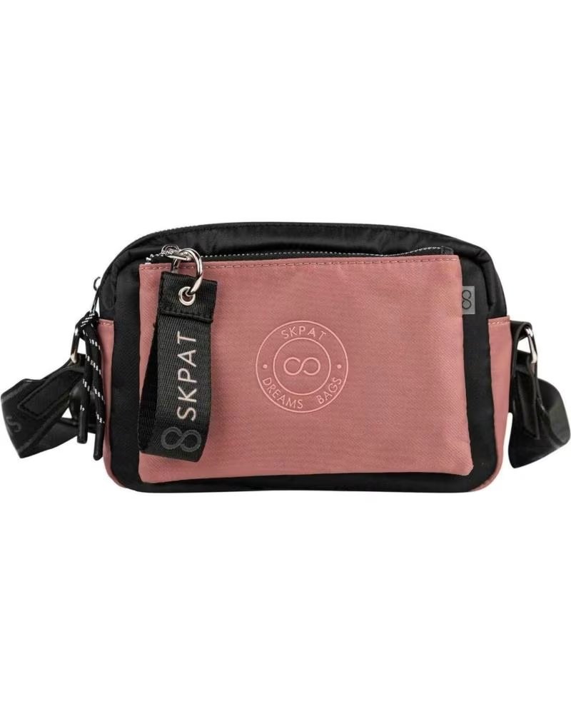 SKPAT UMHÄNGETASCHE 328186-01 IN ROSA UND SCHWARZ FÜR DAMEN NEGRO