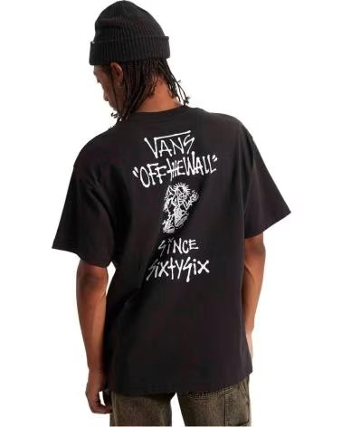 VANS OFF THE WALL CAMISETA THE VN000RD4BLK1 NEGRA BLACK