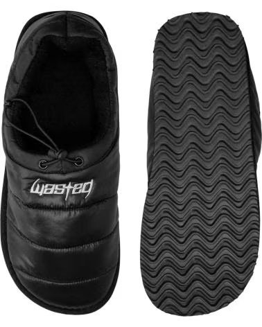WASTED PARIS ZAPATILLAS DE CASA BLADE PUFFER LOAFERS EN NEGRO PARA UNISEX NAN