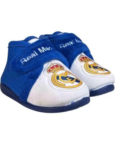 MARPEN SLIPPERS ZAPATILLAS DE CASA MARPEN BOTA SUATEX REAL MADRID BLANCAS AZUL CFRM4 SLIPPERS NINO NINA NAN