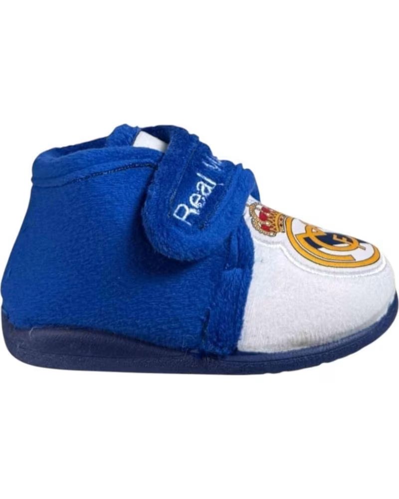 MARPEN SLIPPERS ZAPATILLAS DE CASA MARPEN BOTA SUATEX REAL MADRID BLANCAS AZUL CFRM4 SLIPPERS NINO NINA NAN