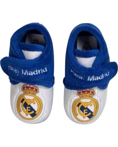 MARPEN SLIPPERS ZAPATILLAS DE CASA MARPEN BOTA SUATEX REAL MADRID BLANCAS AZUL CFRM4 SLIPPERS NINO NINA NAN