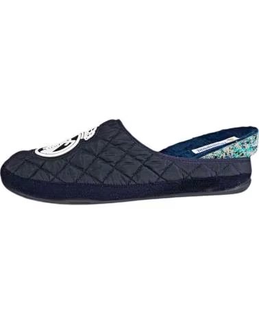 MARPEN SLIPPERS ZAPATILLAS DE CASA CFRM3 EN NEGRO PARA UNISEX AZUL MARINO