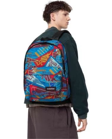 EASTPAK ORBIT 27L BACKPACK MULTICOLOUR PRINT NARANJA