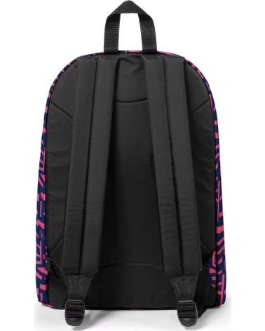 EASTPAK ZAINO OUT OF OFFICE 27L CON STAMPA GEOMETRICA BLU E VIOLA BRILLANTE