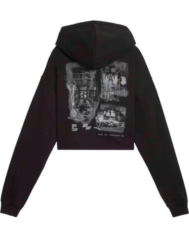 PUMA SWEATSHIRT COM CAPUZ HYROX HEAVYWEIGHT PARA MULHER BLACK