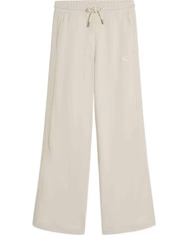 PUMA PANTALON LONG HER COMFORT TAILLE HAUTE BEIGE ALPINE SNOW