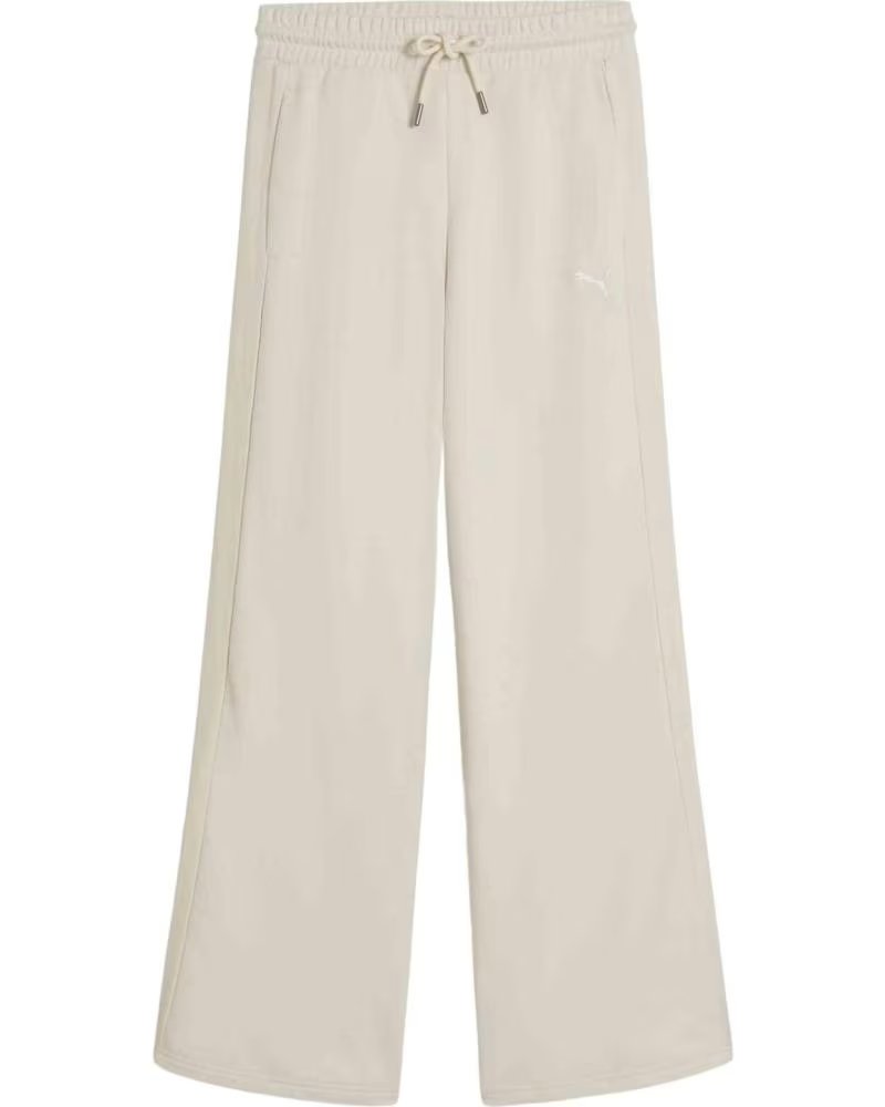 PUMA PANTALON LONG HER COMFORT TAILLE HAUTE BEIGE ALPINE SNOW