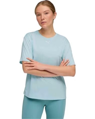 PUMA TRAIN ALL DAY ESSENTIALS T-SHIRT WOMEN FRESH WATER