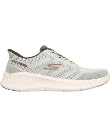 SKECHERS SNEAKERS UOMO GO WALK NOW PAYTON SAGE TEXTILE-TRIM