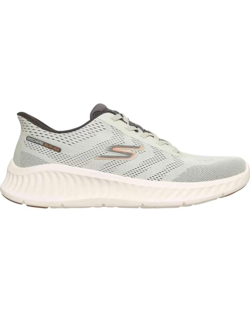 SKECHERS SNEAKERS UOMO GO WALK NOW PAYTON SAGE TEXTILE-TRIM