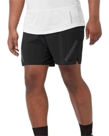 SALOMON PANTALÓN CORTO SENSE AERO 5 NEGRO