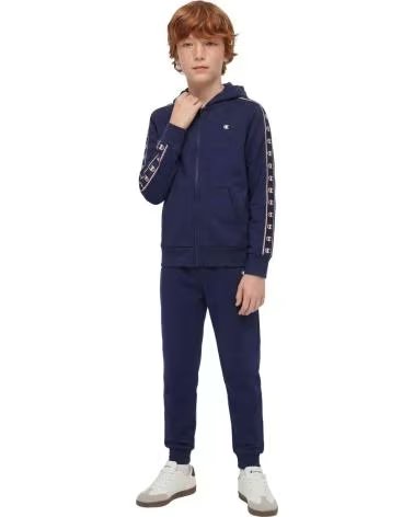 CHAMPION CHÁNDAL COMPLETO CON CAPUCHA Y CREMALLERA PARA NIÑOS BLUE