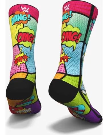 WABIKS CALCETINES DISEÑO COMIC UNISEX MULTICOLOR
