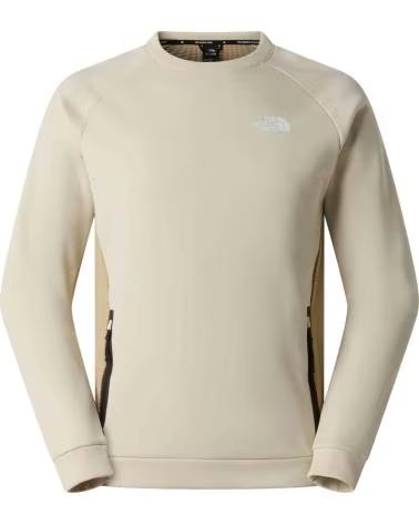 THE NORTH FACE FELPA IN PILE THE MOUNTAIN ATHLETICS BEIGE
