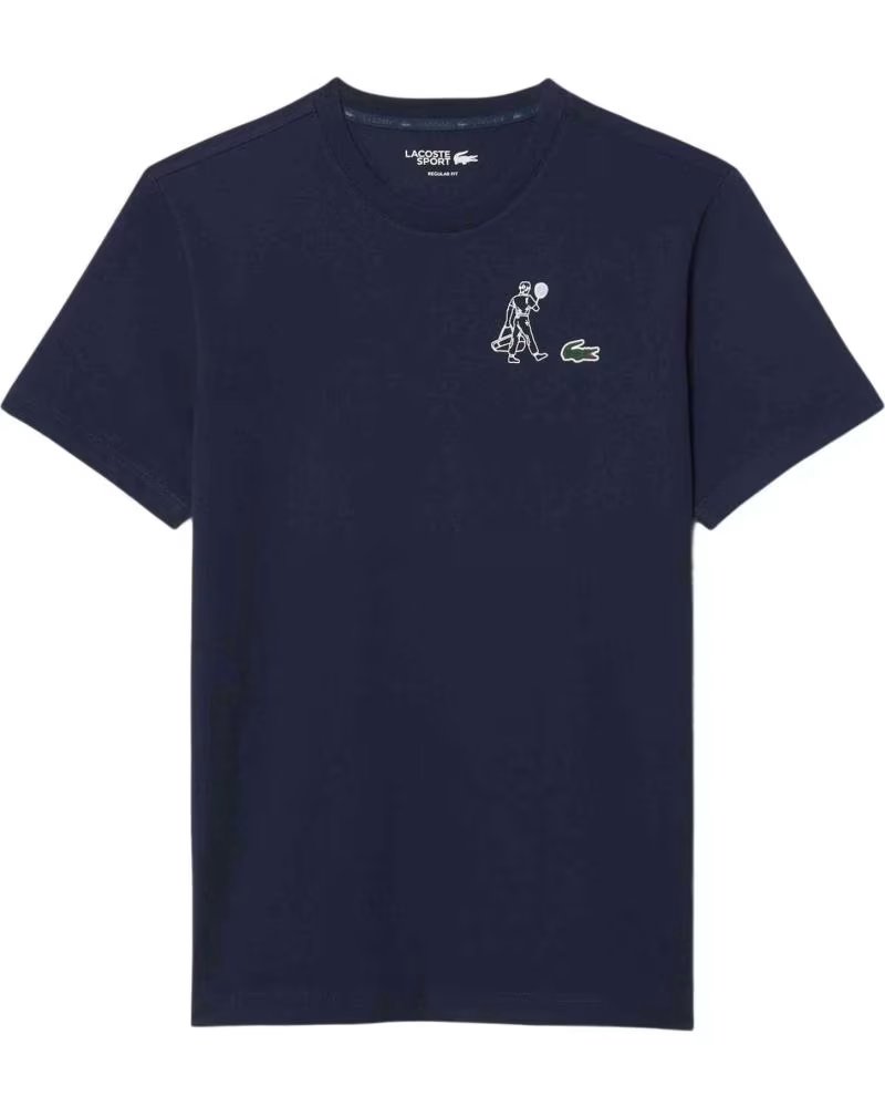 LACOSTE CAMISETA SPORT TH0147 CON ESTAMPADO DE TENIS