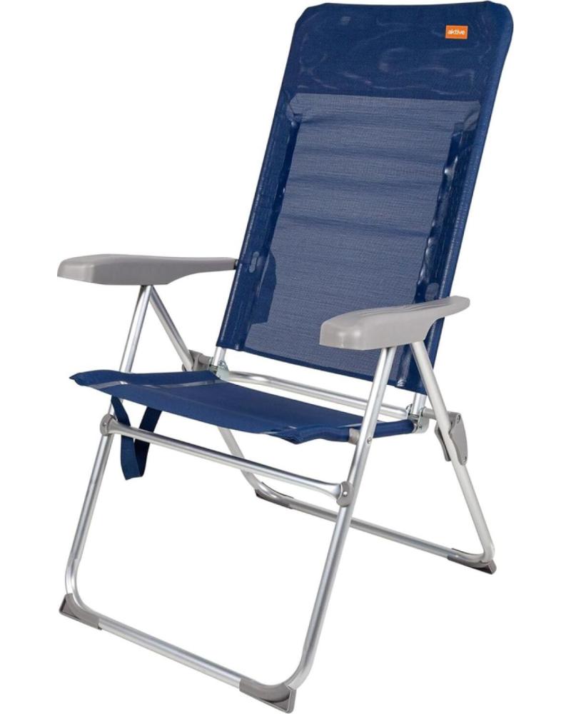 AKTIVE SILLA PLEGABLE PARA JARDÍN, PISCINA Y PLAYA MULTICOLOR