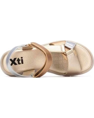 XTI SANDALIAS 145398- EN DORADO PARA MUJER ORO