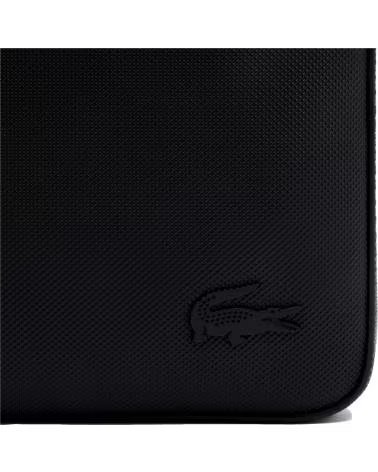 LACOSTE BOLSA TIRACOLO PLANA NH4424HC PRETO