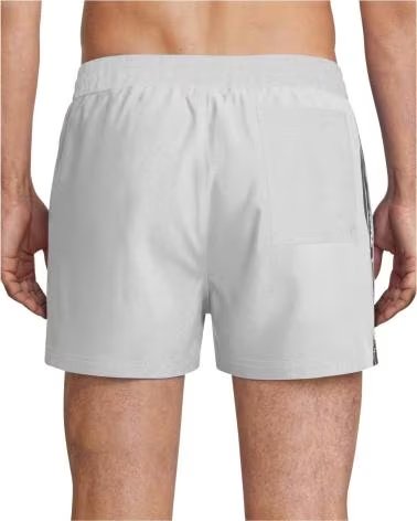 NIKE BANADOR BANADOR SWIM BREAKER LOGO TAPE 5INCH VOLLEY EN PARA HOMBRE BLANCO