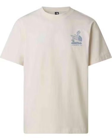THE NORTH FACE CAMISETA DE MANGA CORTA M STONES RELAXED SHORT SLEEVE TEE-GRAPHI EN BEIGE PARA HOMBRE WHITE