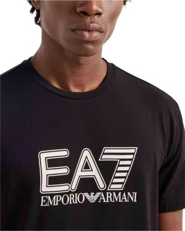 EA7 CAMISETA DE MANGA CORTA EMPORIO ARMANI 110302200004 PARA HOMBRE NEGRO
