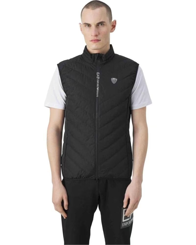 EA7 QUILTED VEST FOR MEN ARMANI BLUE