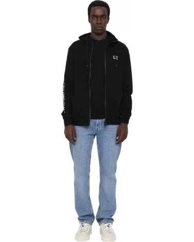 EA7 SUDADERA CON CAPUCHA 112103100001 BLACK