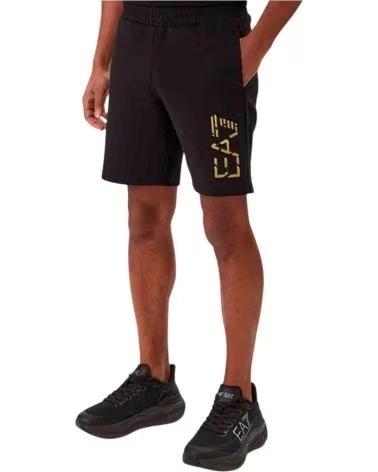 EA7 PANTALÓN CORTO 112703400004 UNISEX NEGRO BLACK