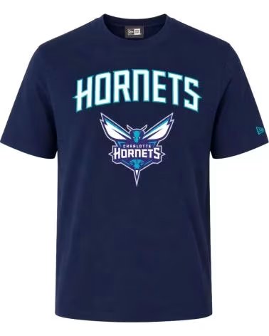 NEW ERA CAMISETA CHARLOTTE HORNETS TEAM LOGO AZUL 1