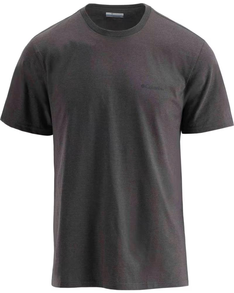COLUMBIA T-SHIRT A MANICHE CORTE CSC BASIC ANTRACITA
