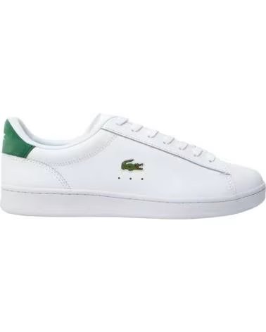 LACOSTE ZAPATILLAS 48SMA0011-1R5 HOMBRE BLANCO Y VERDE