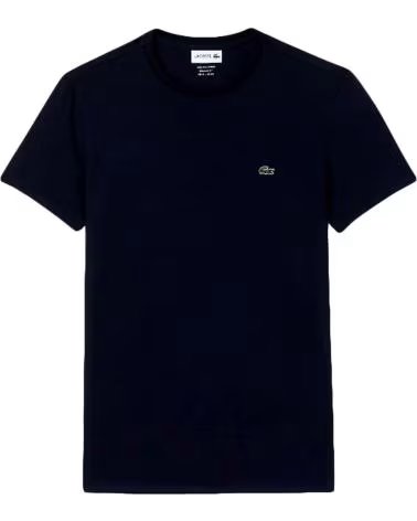 LACOSTE MAGLIETTA MANICA CORTA PIMA TH6709-166 OSCURO