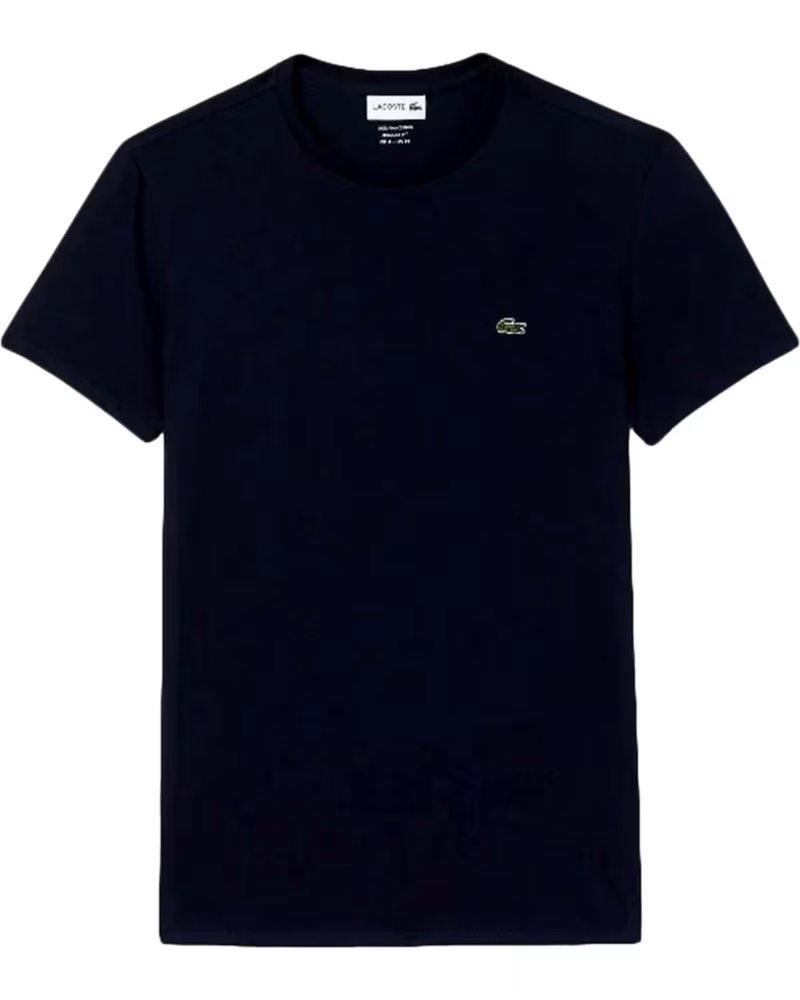 LACOSTE MAGLIETTA MANICA CORTA PIMA TH6709-166 OSCURO