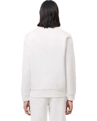 LACOSTE SUDADERA SUDADERA COTTON ECO BLANCO EN BLANCO PARA HOMBRE LOGO