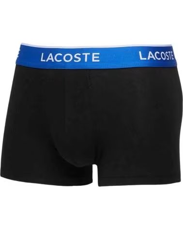 LACOSTE CALZONCILLO BOXER BOXER STRETCH COTTON NEGRO AZUL BLANCO 3 UNIDADES EN NEGRO PARA HOMBRE