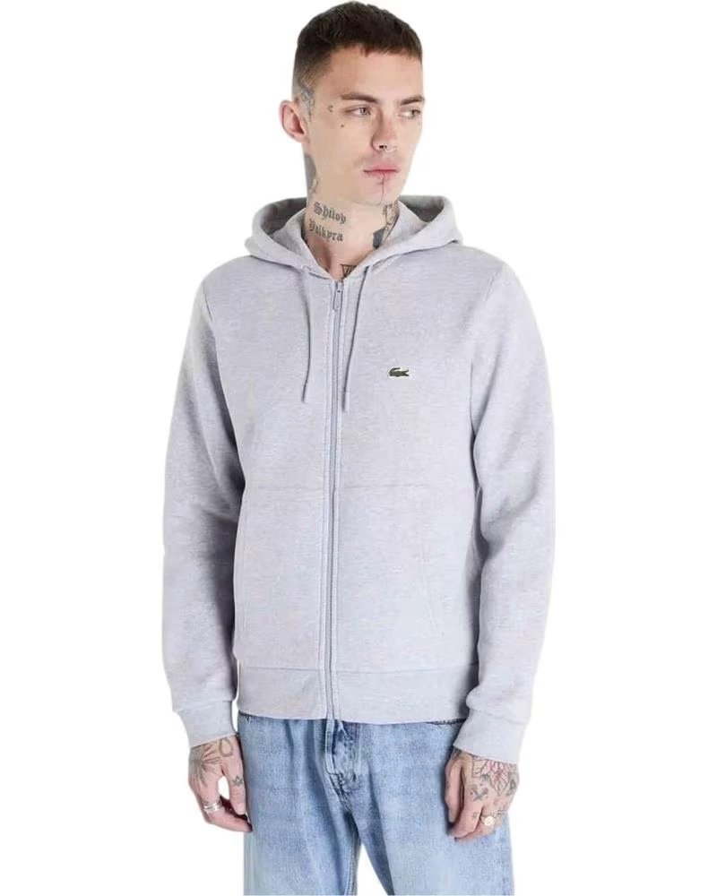 LACOSTE SWEAT-SHIRT COLORBLOCK À CAPUCHE ET FERMETURE ÉCLAIR CLARO