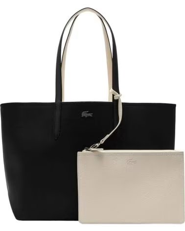 LACOSTE SAC CABAS RÉVERSIBLE STYLE AVEC POCHETTE BLANCO