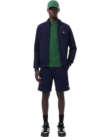 LACOSTE PANTALÓN CORTO CON LOGO OSCURO