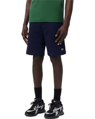 LACOSTE PANTALÓN CORTO CON LOGO OSCURO