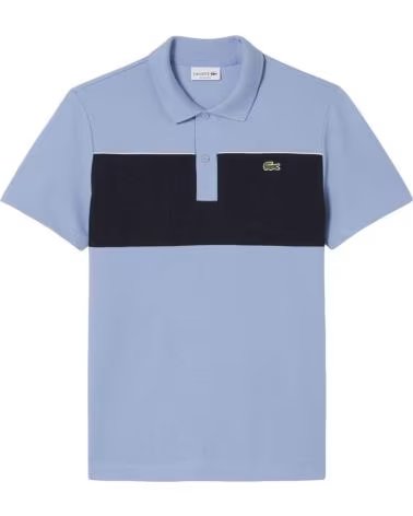 LACOSTE POLO REGULAR FIT COLOUR-BLOCK PIQUÉ CORTA