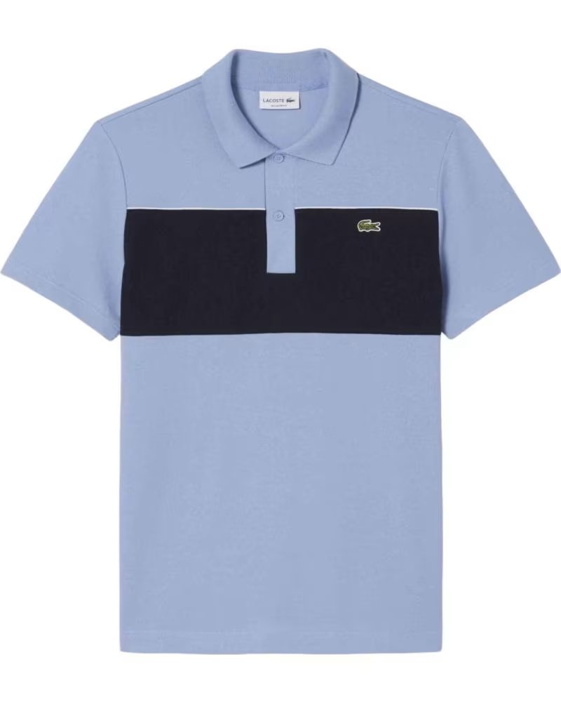 LACOSTE POLO REGULAR FIT COLOUR-BLOCK PIQUÉ CORTA