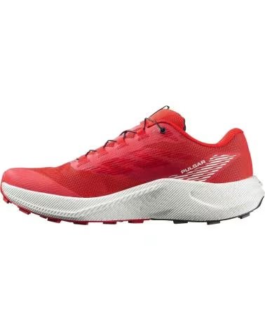 SALOMON ZAPATILLAS DE RUNNING PULSAR EN ROJO PARA HOMBRE BLANCO