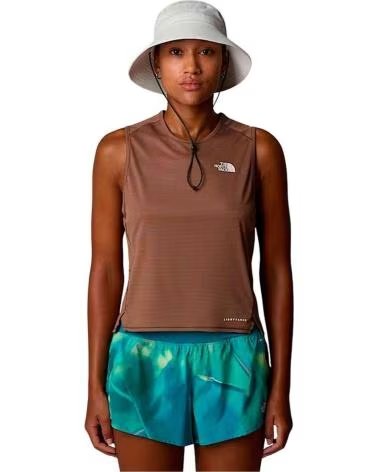 THE NORTH FACE CAMISETA SIN MANGAS THE SUNRISER MARRÓN MUJER