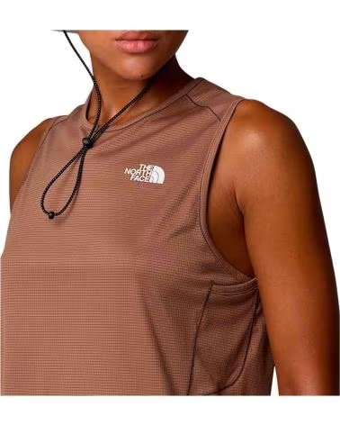 THE NORTH FACE CAMISETA SIN MANGAS THE SUNRISER MARRÓN MUJER