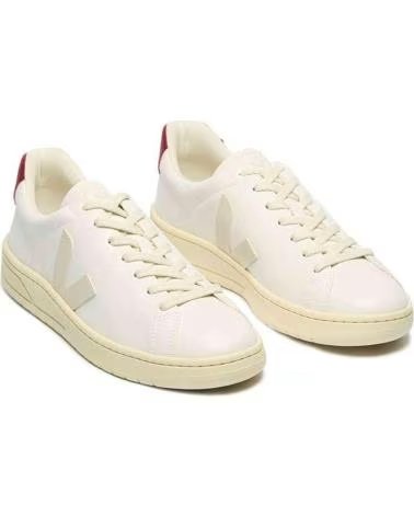 VEJA URCA SNEAKER WEISS UND ROT MUJER