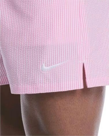 CALÇÕES DE BANHO NIKE BREAKER RIPPLE 5 INCH VOLLEY ROSA PARA HOMEM BLANCO