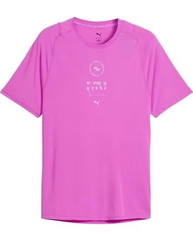 PUMA X HYROX DRYELITE TRAINING SHORT SLEEVE T-SHIRT LILA