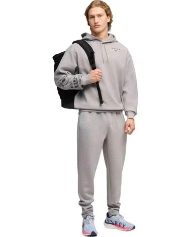 PUMA FELPA CON CAPPUCCIO HYROX CLOUDSPUN DA UOMO GRIS