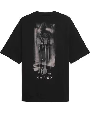 PUMA T-SHIRT M X HYROX LIFES A MANICHE CORTE NERA